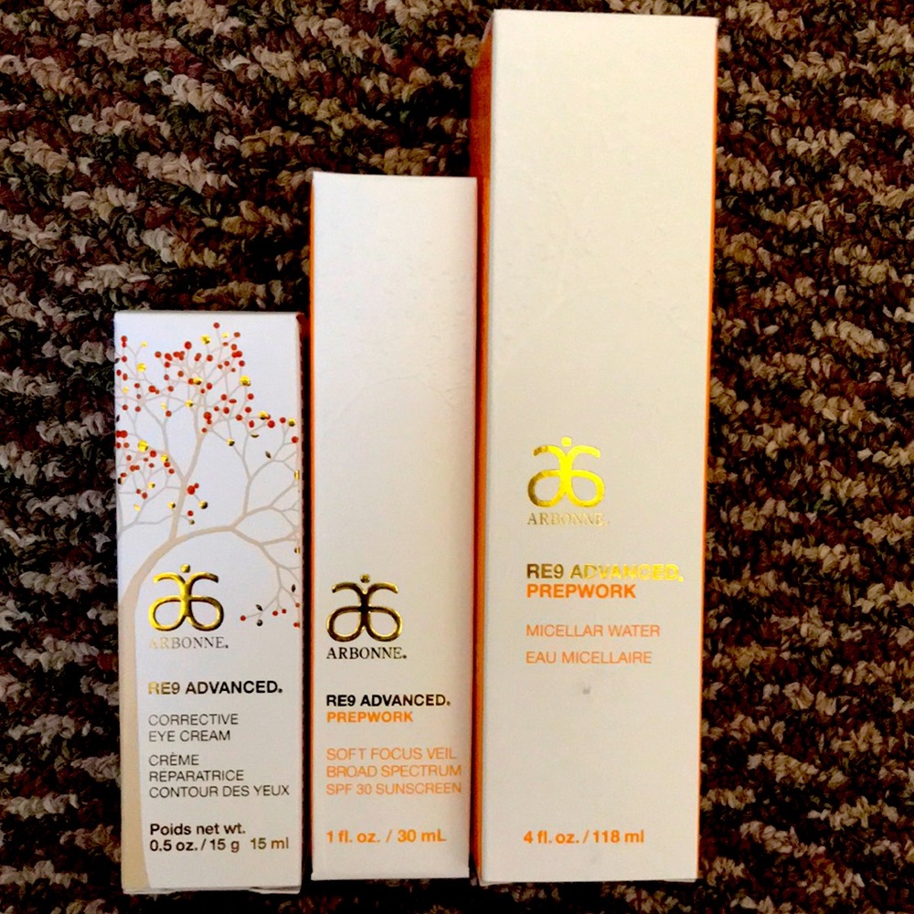 NIB Arbonne RE9 Advanced Prepwork set